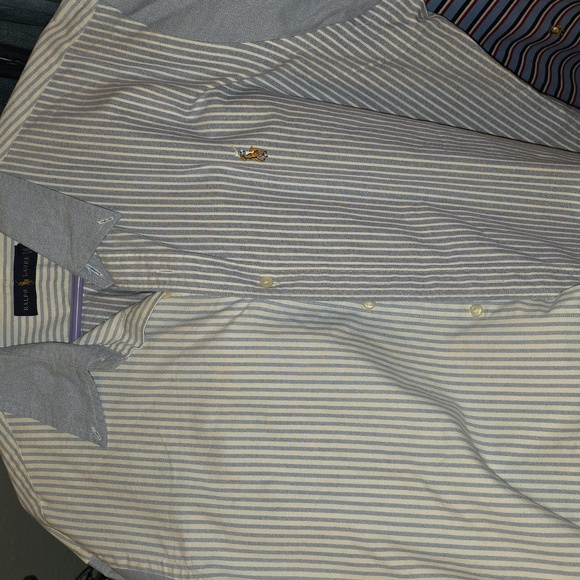 Ralph Lauren Blue Label Light Blue and White Striped Shirt - Picture 5 of 7